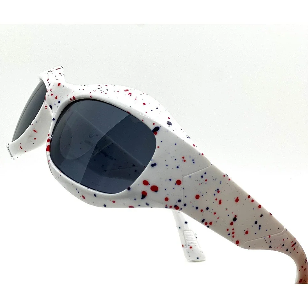 Women Sunglasses Fashion Shield Retro Luxury Style Outdoor White Frame Thick New